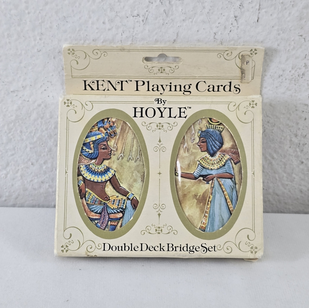 NEW Vintage Kent Egyptian Double Deck Bridge Playing Cards Sealed